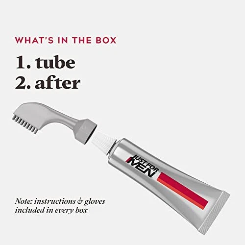 Just For Men Ultra Darkest Black Hair Colour Dye No Mix Comb-In Applicator to... - Picture 4 of 7