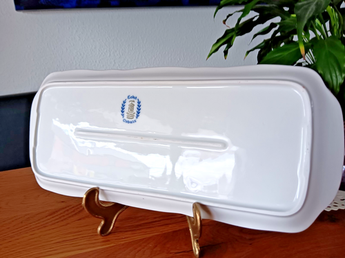 ⭐ Königskuchen Kuchen Platte Schumann Arzberg Blaue Rose Echt Cobalt alte Serie⭐ - Bild 8 von 15