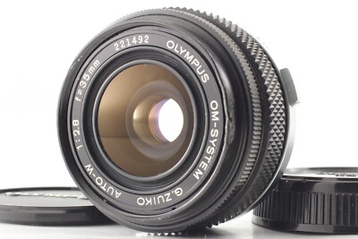 Near MINT] Olympus OM System G.Zuiko Auto-W 35mm f/2.8 MF Lens