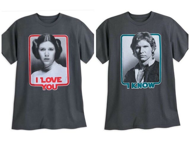 princess leia i love you shirt