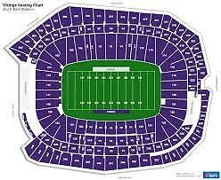 PURCHASE VIKINGS SBL!!! Section 101 row 41-seat 9. - Image 2 of 3
