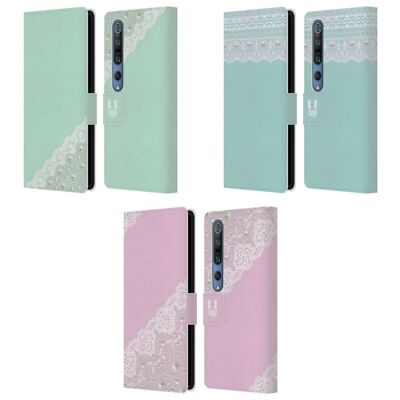 HEAD CASE DESIGNS LACES AND PEARLS LEATHER BOOK WALLET CASE FOR XIAOMI PHONES