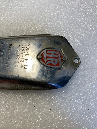 Antique Hamilton Ross Inc. Electric Hair Clipper face plate H-10 PAT. 6-9-25 - Picture 2 of 10