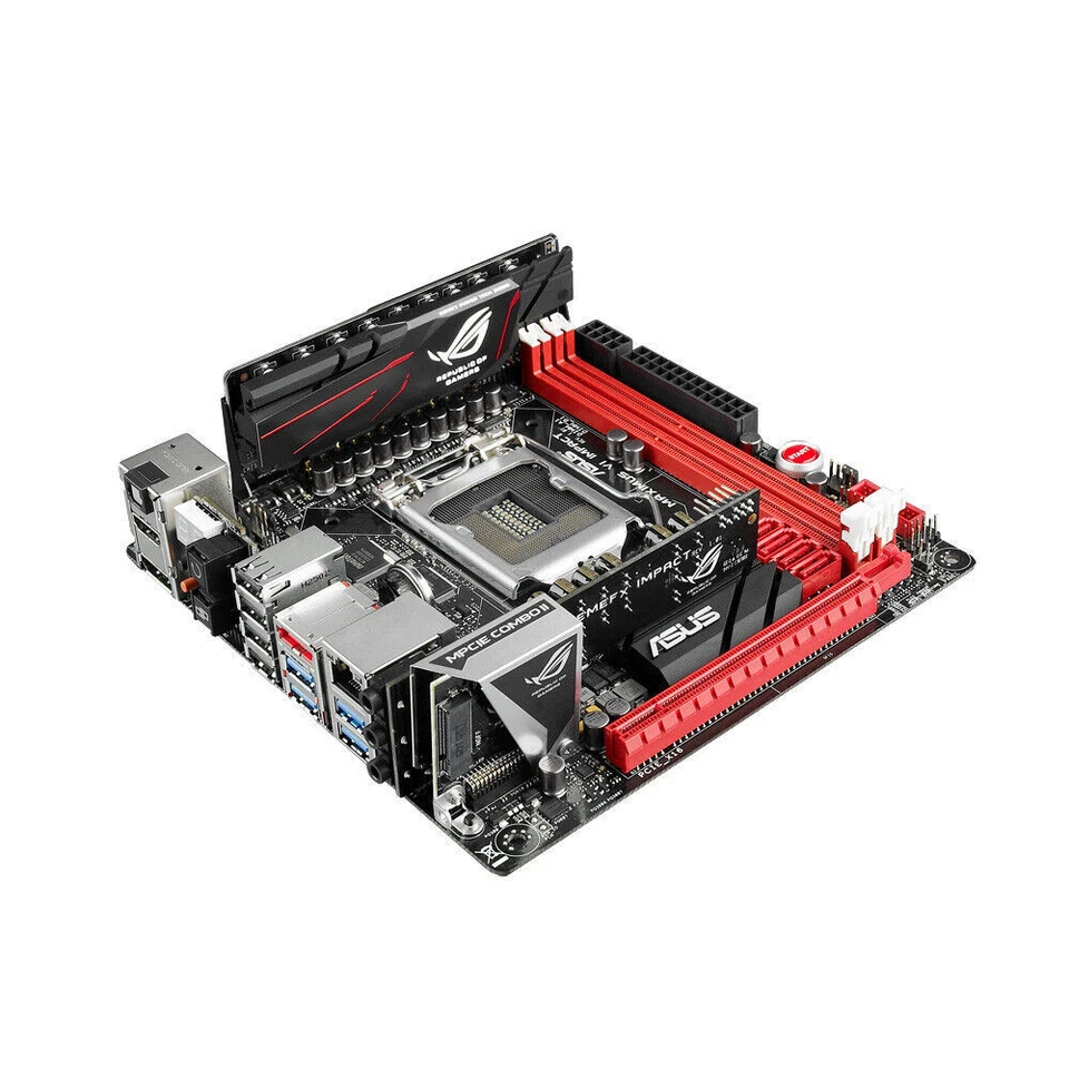 For Asus ROG Maximus VI Impact Motherboard Intel LGA1150 DDR3 DP HDMI Mini-ITX - Image 2 of 4