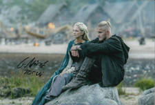 GEORGIA HIRST signed Autogramm 20x30cm VIKINGS in Person autograph COA