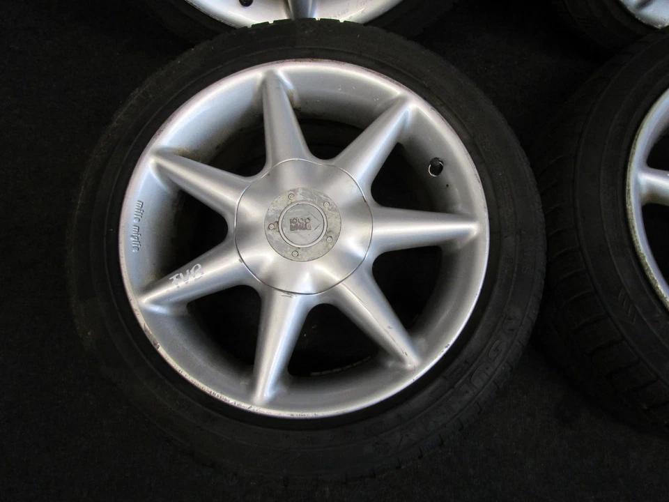 15" Mille Miglia Alufelgen Winterreifen 195 50 VW Passat 35I 7x15 ET30 5x100 - Bild 4 von 4