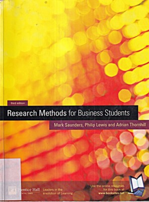 Research Methods for Business Students (3rd Edition) by Mark N.K.
