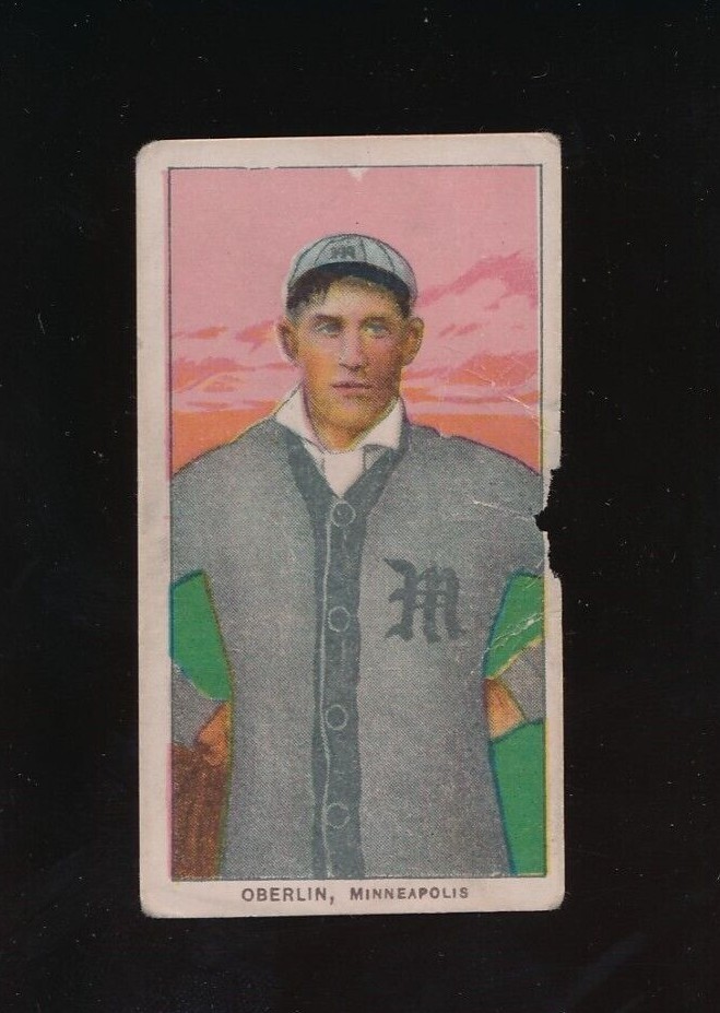 1909-11 T206 Frank Oberlin Minneapolis Millers Sovereign Series 350 PR