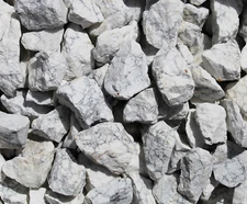 White Magnesite "Howlite" - Rough Rocks for Tumbling - Bulk Wholesale 1LB option