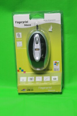 2.0 Wireless Mouse Fingerprint Mouse Windows Security mouse High Speed USB (A4)