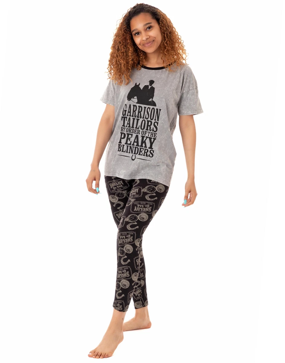 Peaky Blinders Grey Peaky Blinders Short Sleeve Long Leg Pyjama Set Womens eBay