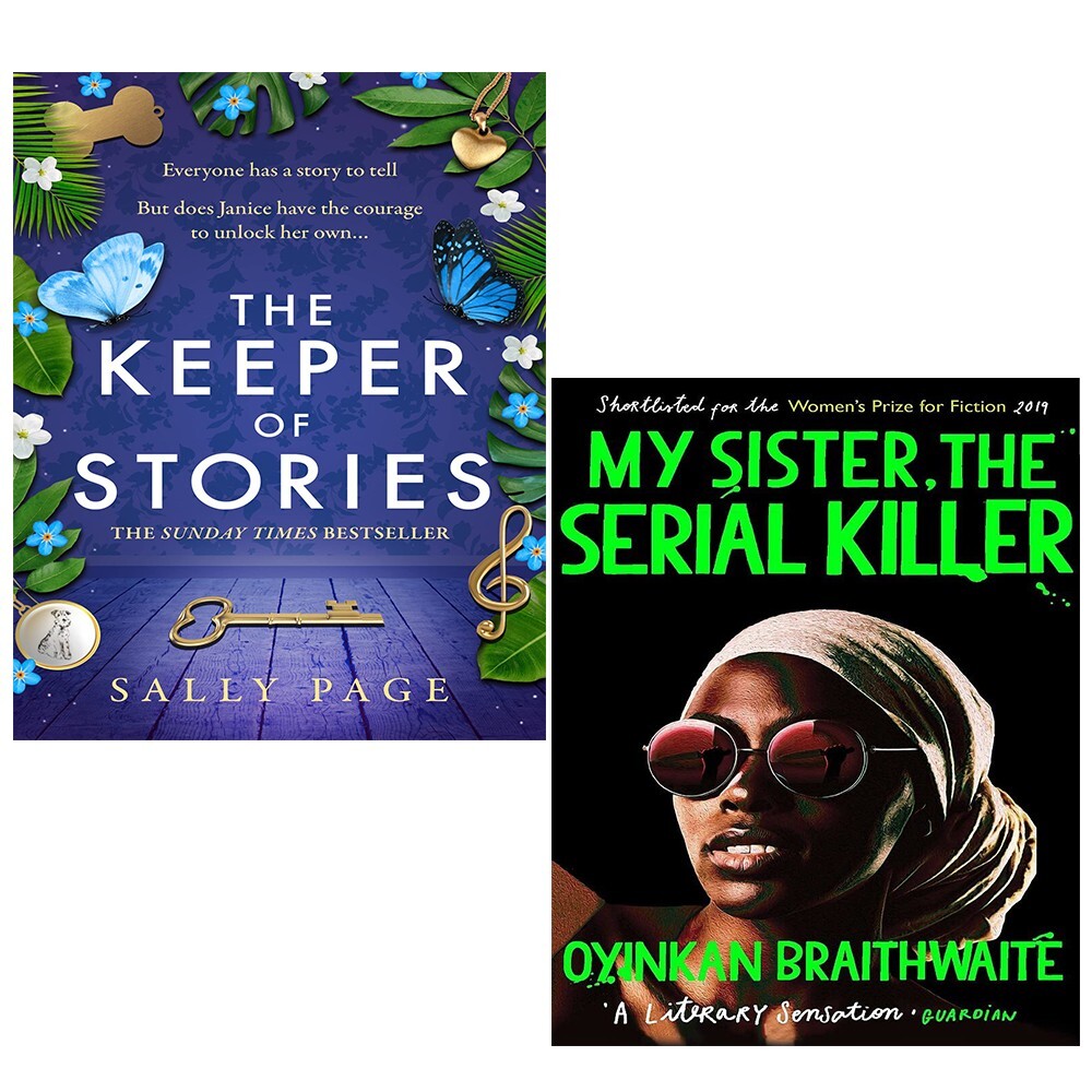 Keeper of Stories Sally Page,My Sister,Serial Killer Oyinkan Braithwaite 2 Books