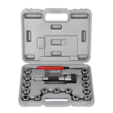 15Pcs ER32 Collet Set R8 Shank Chuck Tools for Milling Machine, Lathe, Drilling