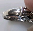 Pranda CNA 925 Sterling Lavender Jade Oval Statement Ring Thailand Size 10 — photo 4