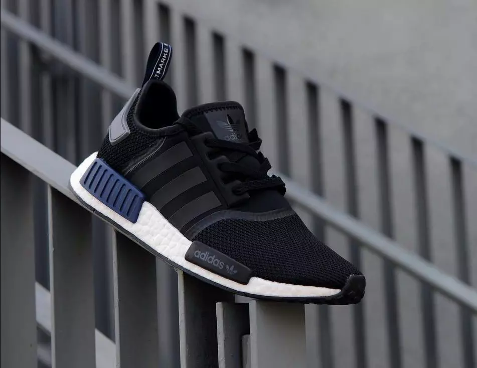Adidas NMD R1 size 12.5. Core Black JD Sports Navy White. S76841
