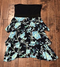 Express Woman’s Strapless Floral Print Dress “XS”