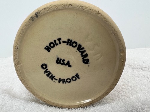Vintage Holt Howard Ovenproof Crock / Jar / Jug With Cork Lid USA - Picture 3 of 8