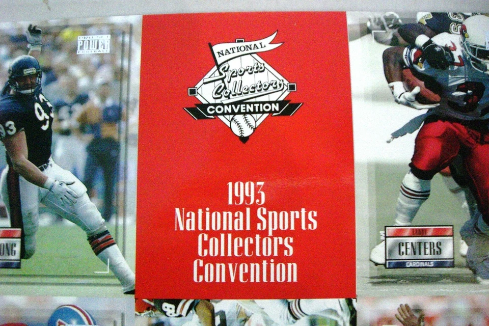 1993 PRO SET POWER SERIES 1, FOOTBALL, UNCUT NINE CARD SHEET, PROTOTYPE CARDS  - Image 3 of 4