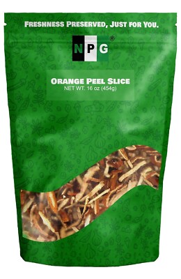 NPG Dried Orange Peel 16 Oz, Chen Pi, Dried Mandarin, Authentic Citrus Flavor