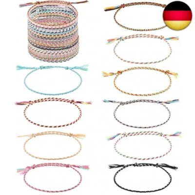 MARKE FRIUSATE FRIUSATE 30 Stück Freundschaft Armbänder, Handgefertigt Geflochten W