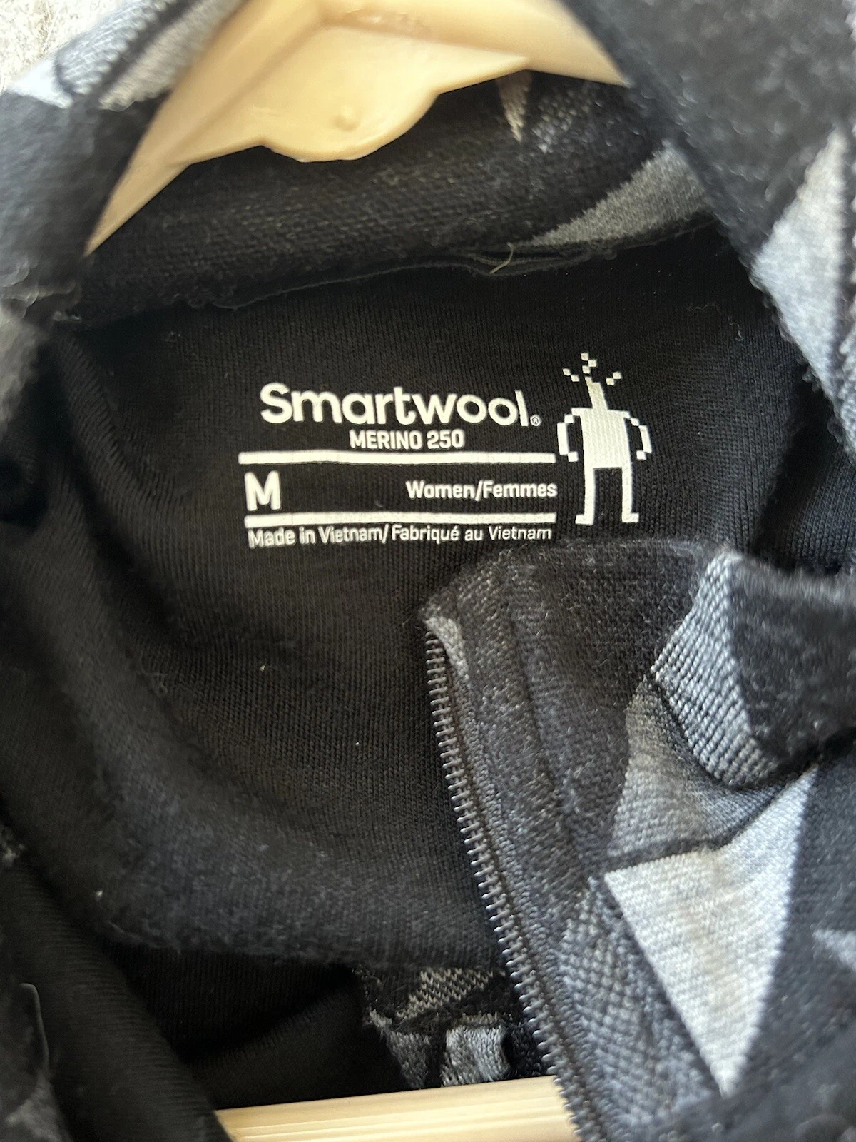 smartwool merino 250 pattern 1/4 zip base-layer