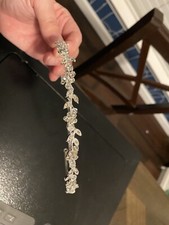 Elegant Flower Vine Crystal Tiara