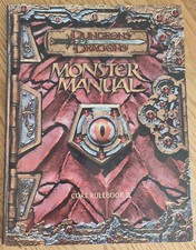 Dungeons  Dragons Monster Manual 3rd Edition   3.0 Core Rulebook III D20