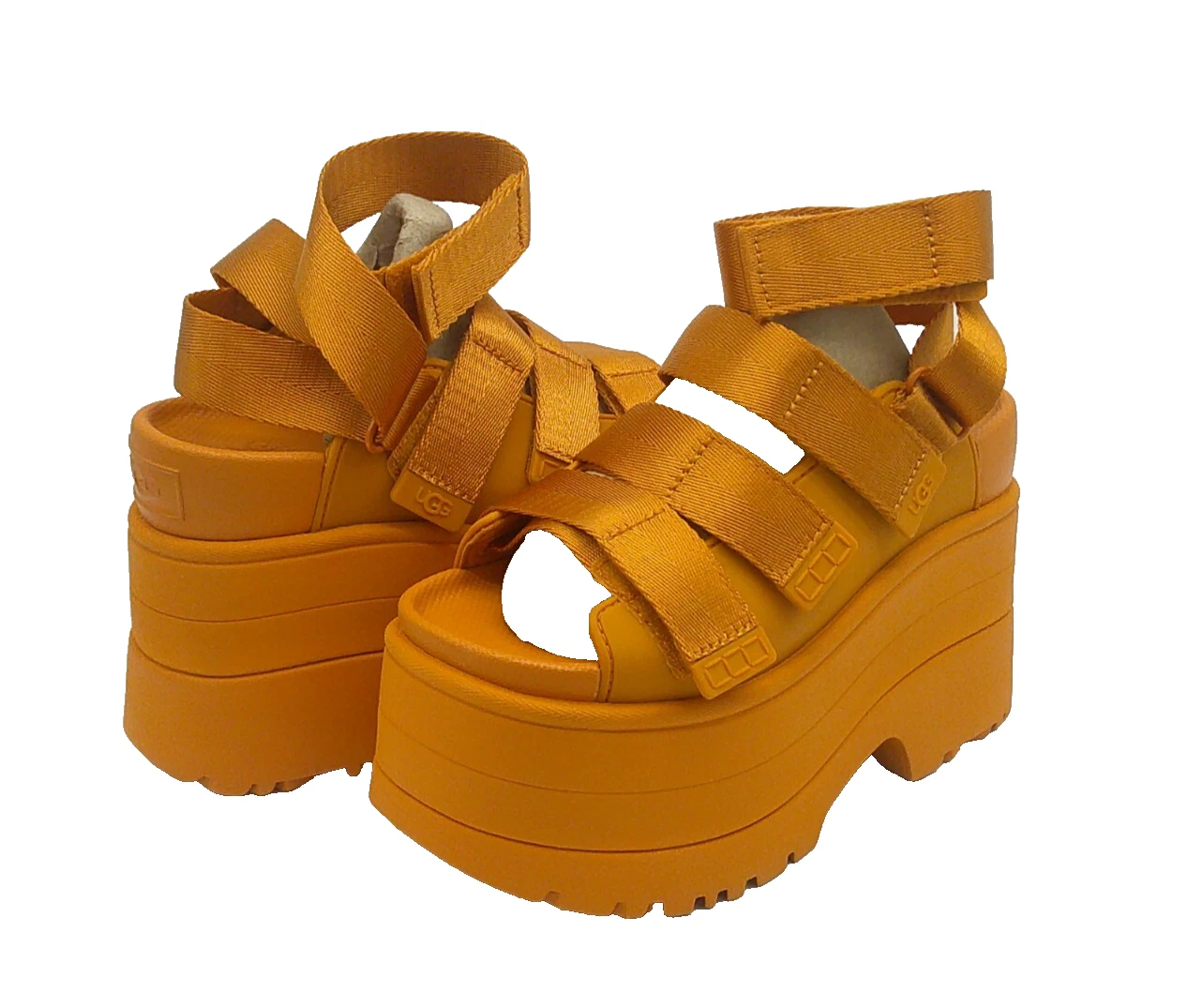 UGG GOLDENR SANDALO DONNA ALBICOCCA SCURA US 5 UK 3 EU 36 JP 22