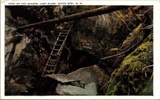Cave Of Shades Lost River White Mountains New Hampshire Scenic WB Postcard