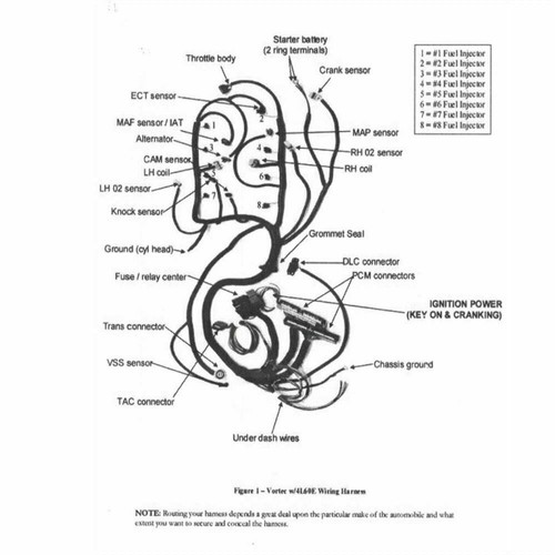 For 03-07 LS Vortec 4.8 5.3 6.0 4L80E DBW Stand alone Wire Harness Drive by Wire - Picture 3 of 12