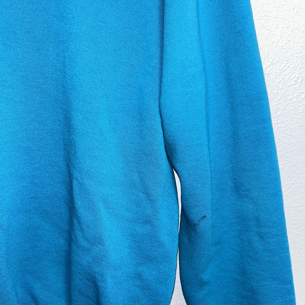 Vintage Russell Athletic Turquoise Sweatshirt Distressed 90