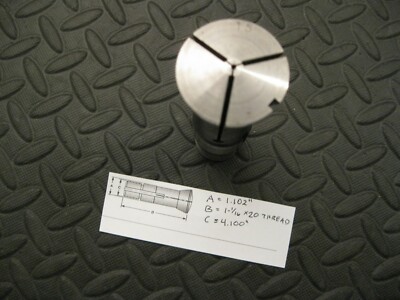 1.5mm Collet with 1-1/16 x 20 Thread, Unknown Make