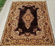 Antique Kirman Karastan wool Rug Oriental carpet  90.5" x 66"