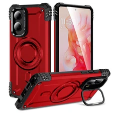 For Moto G 5G/Stylus/Power/Pure Magnetic Mag Safe Case Camera Stand ShockProof