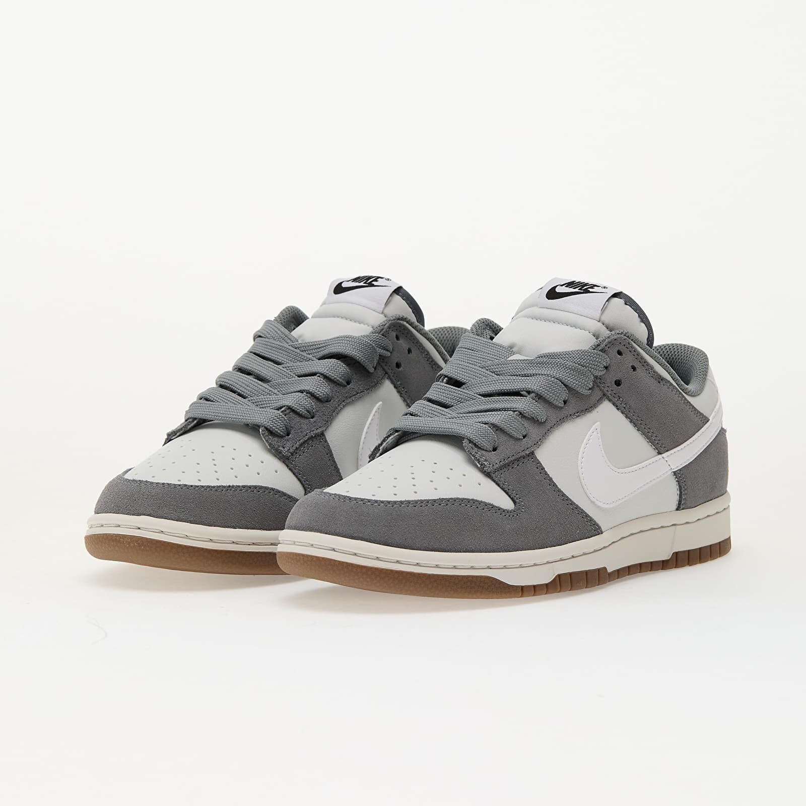 Nike Dunk Low Retro SE Grey Suede IB6399-001 Mens Basketball Shoes Sneakers