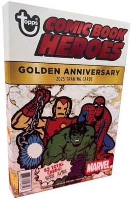 2025 Marvel Comic Book Heroes 1975 Golden Anniversary Hobby Box Topps |   