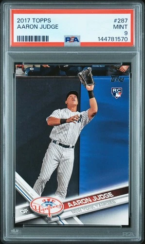 144781570 Aaron Judge 2017 Topps #287 Rookie RC PSA 9