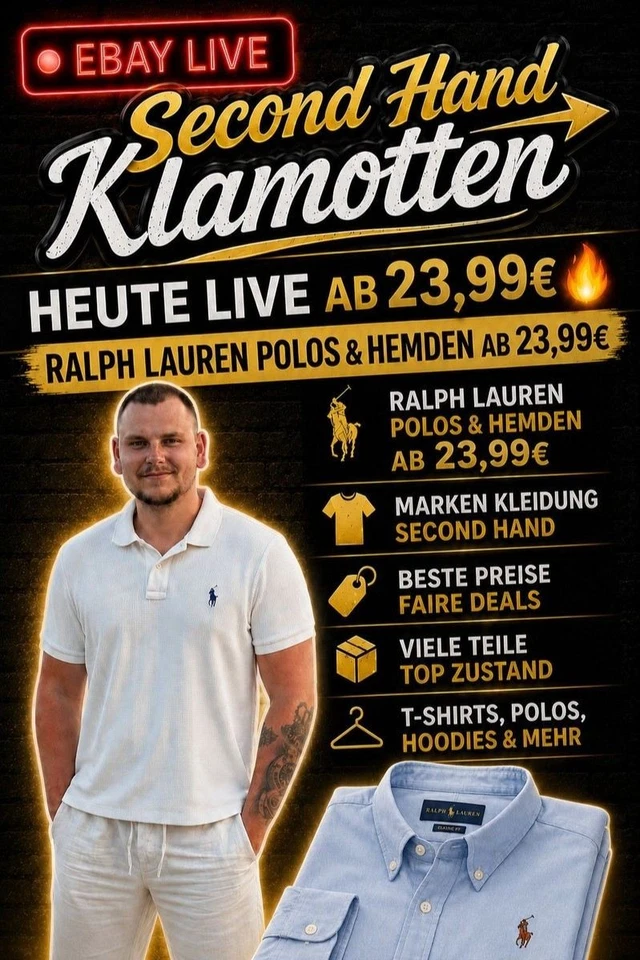 Ralph Lauren Polos und Hemden über 200 Stück !!!