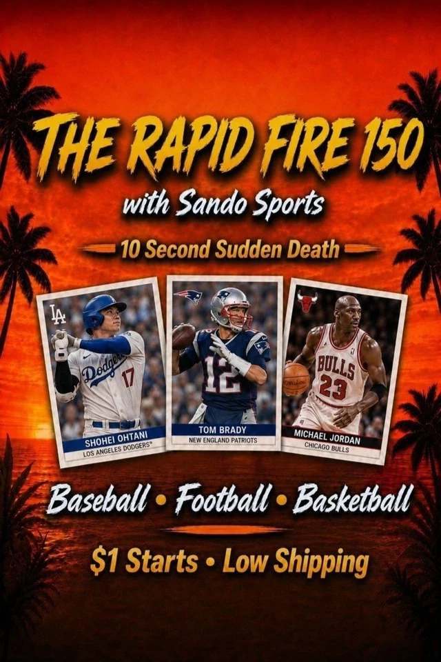 The Rapid Fire 150 with Sando Sports Baseball Football & Basketball!