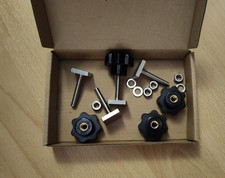 4 Sets T-Nut Adapter Kompatibel für Thule Dachbox Halterung mit T Nutensteine
