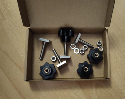 4 Sets T-Nut Adapter Kompatibel für Thule Dachbox Halterung mit T Nutensteine