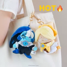 CookieRun Kingdom 2025 Plush Keychain Set 🔥 Shadow Milk & Pure Vanilla Cookie