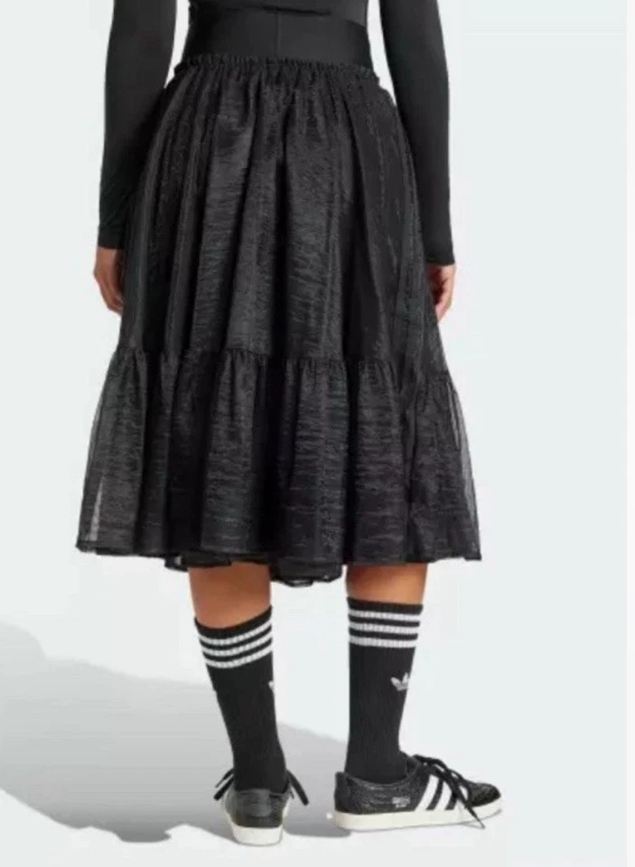 Maxi Falda Para Mujer Adidas Originales Cintura Tul Vestido Informal Talla XS Foto 2 de 4