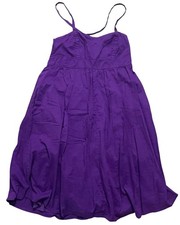 Gap Women’s M Purple Dot Print Dress Adjustable Strap Sleeveless