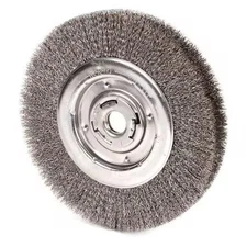Weiler 93497 Wire Wheel Wire Brush, Arbor, 10", 0.0118"
