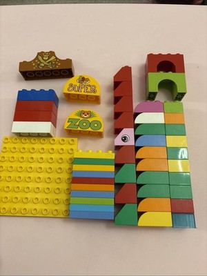 50 Lego Duplo Steine Bausteine gemischt zufällig D43