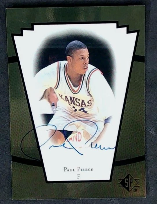 Paul Pierce Basketball Autographed Sports Trading Cards