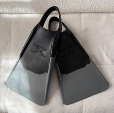 Custom X Bodyboard Fins - Size: Large, Grey. Snorkeling, bodyboard, body surf