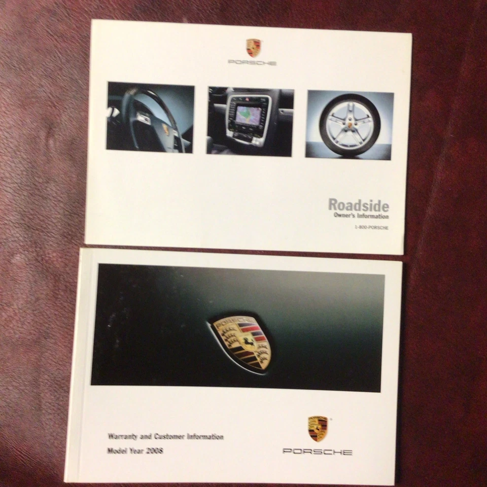 Porsche Cayenne 2008 manual del propietario libros ref mantenimiento navegación estuche guía todos los modelos Foto 4 de 4