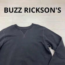 Buzz Rickson's V-Gusset Pullover Sweatshirt Charcoal L Used JAPAN